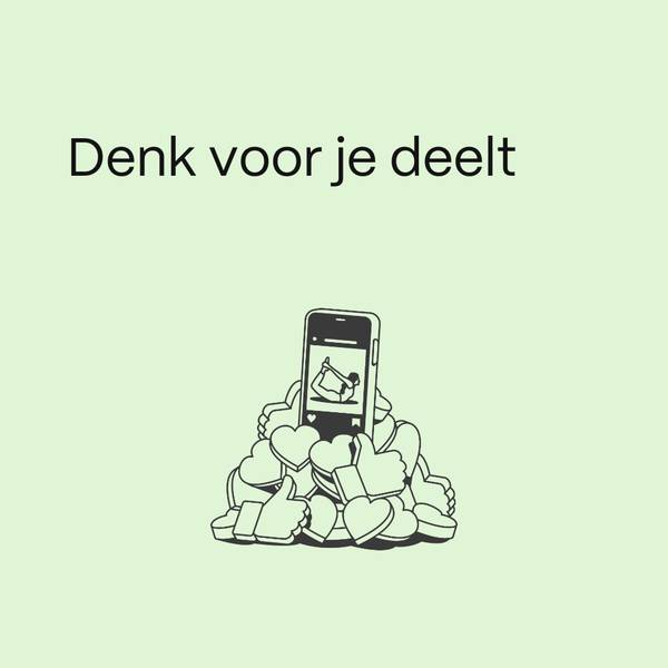 Denk voor je deelt (2)