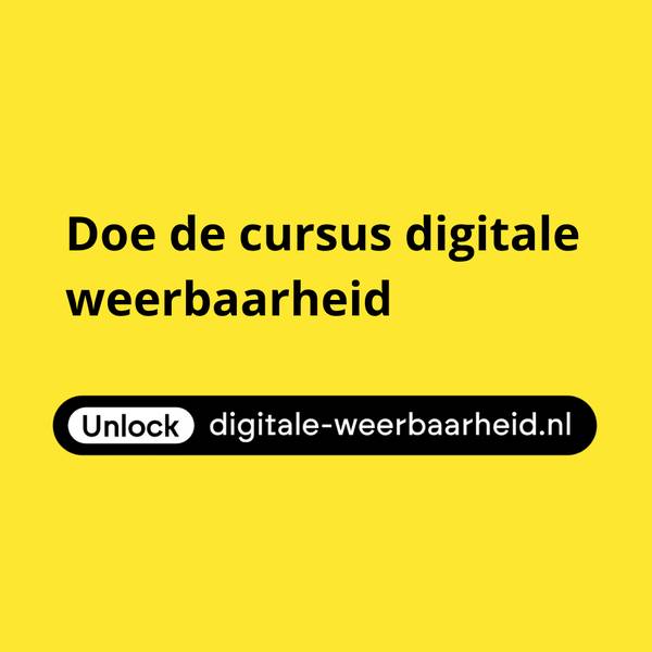 Doe de cursus Digitale weerbaarheid