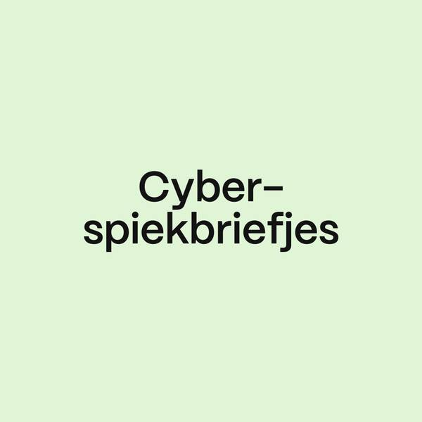 homepage card cyberspiekbriefjes